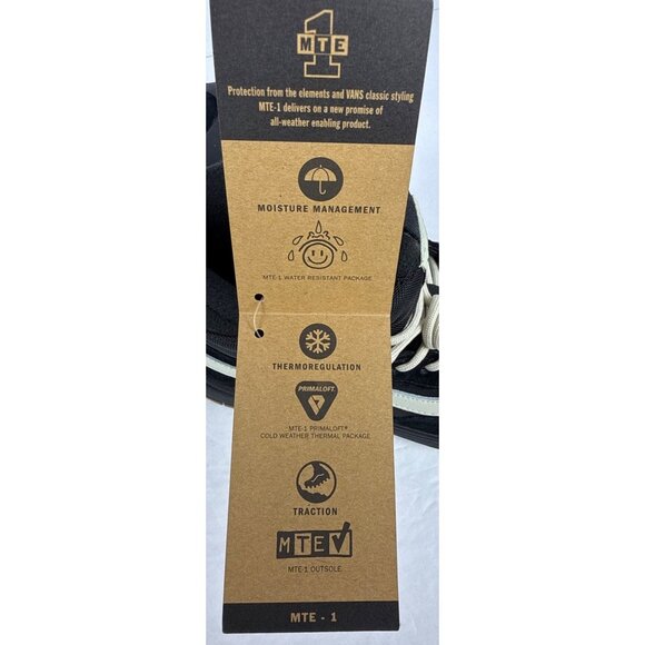 Vans Unisex Fu Ultrarange Exo HI MTE-1 Black/Gum Suede Shoe US M 7, W 8.5 - Picture 11 of 12